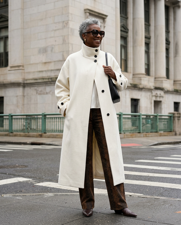 Ivory, Untamed — Dalyia original AI-styled street photograph