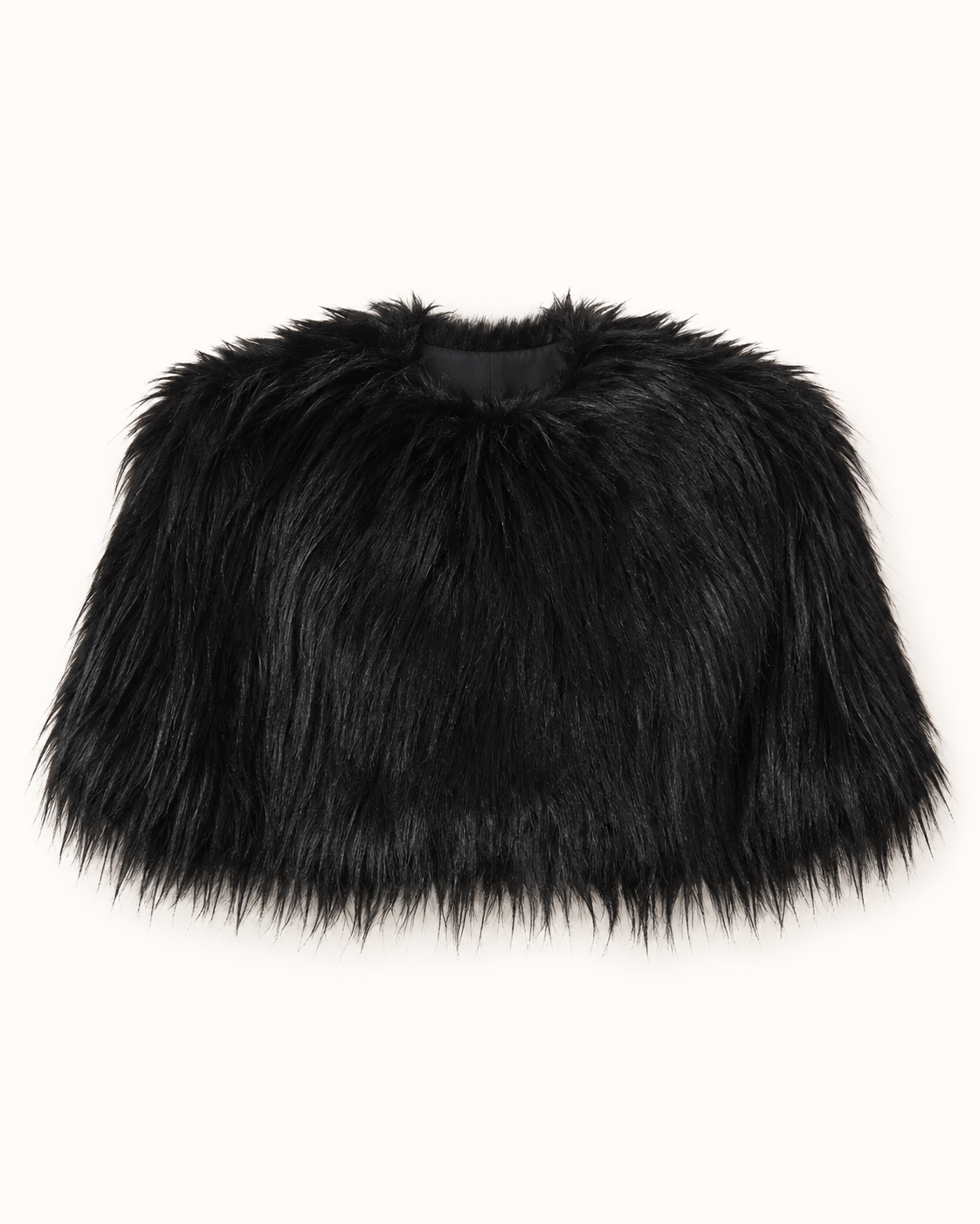 Faux Fur Poncho