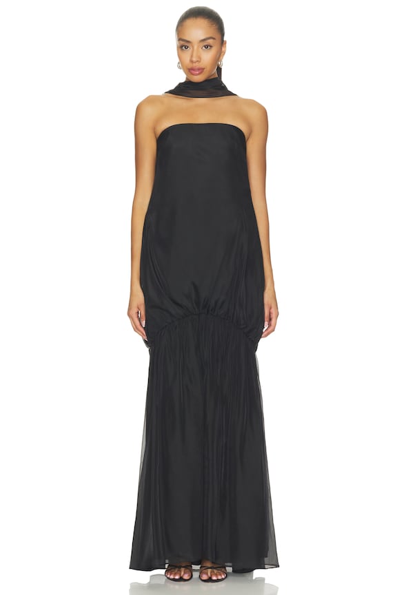 Esme Maxi Dress With Scarf
