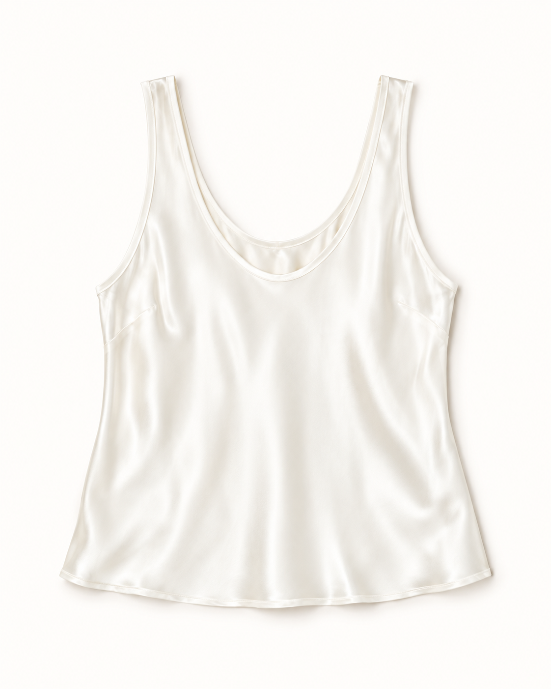 Silk Satin U Tank