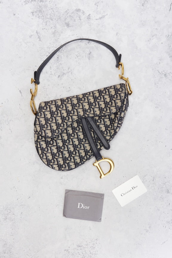 Dior Trotter Oblique Saddle Bag