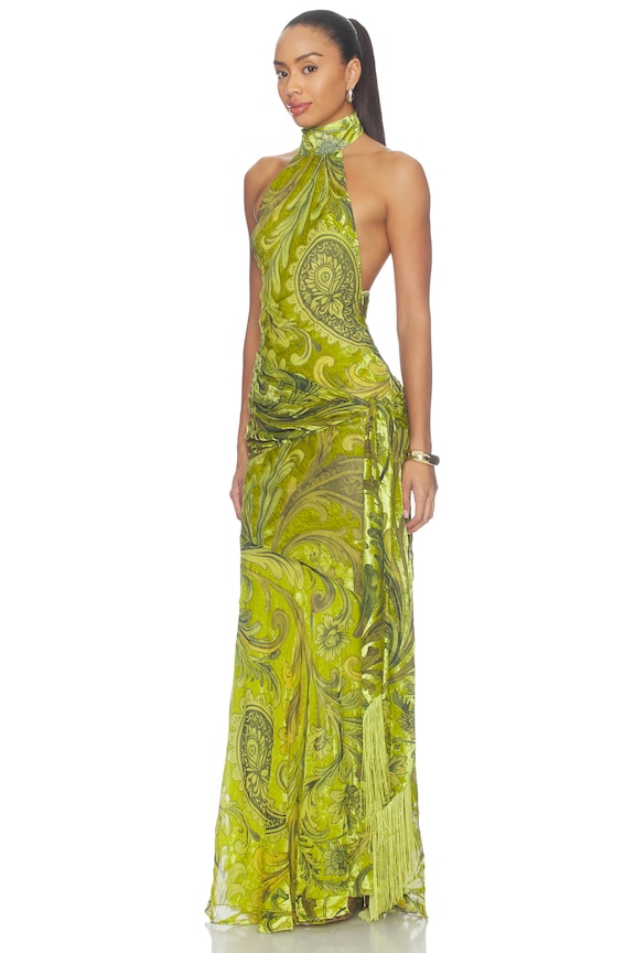 Protea Velvet Dress