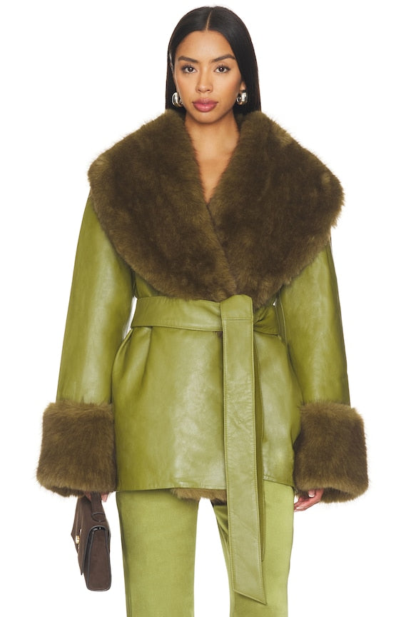 Daly Leather Coat