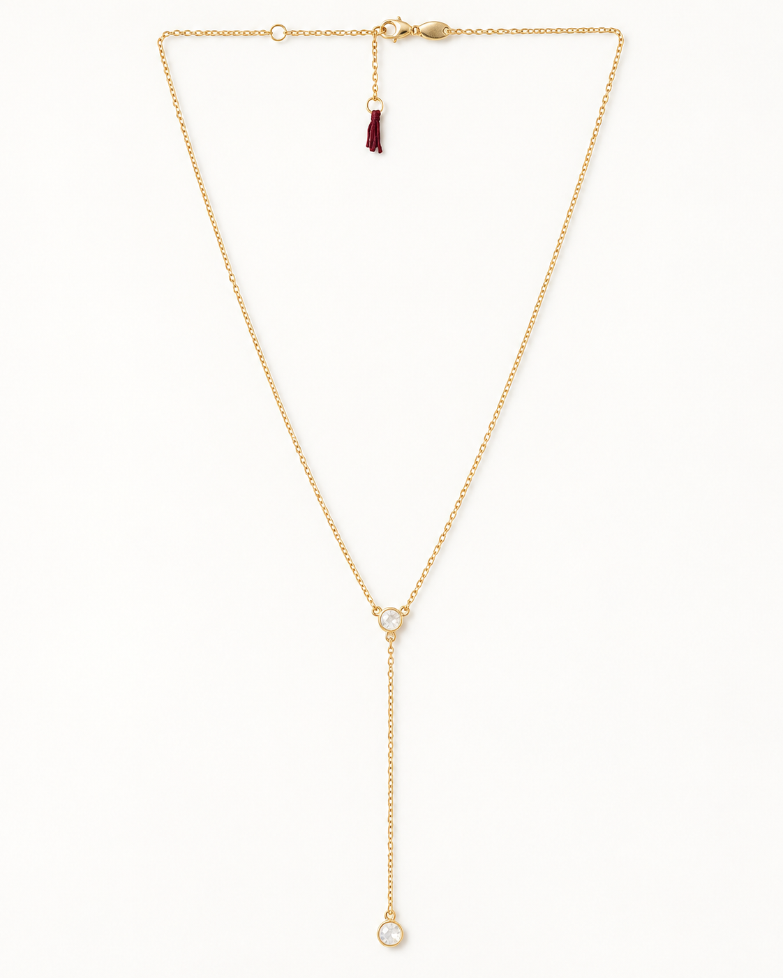 Solitaire Lariat Necklace