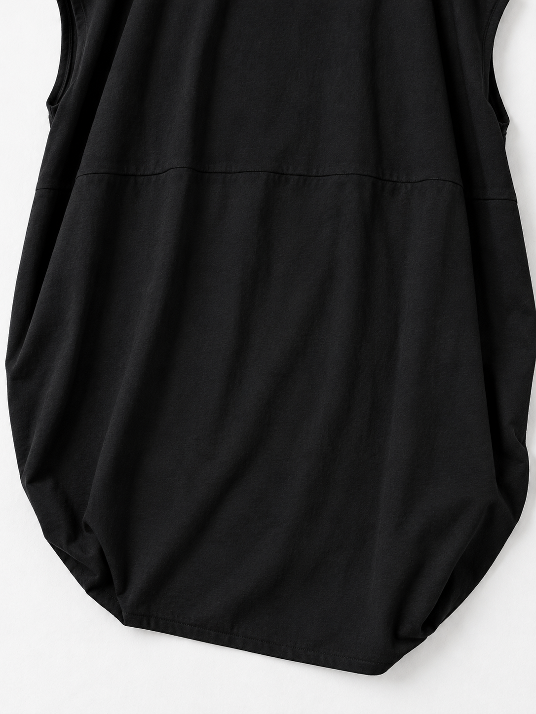 Draped Cocoon T-Shirt Dress