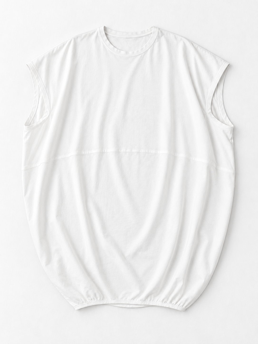 Draped Cocoon T-Shirt Dress