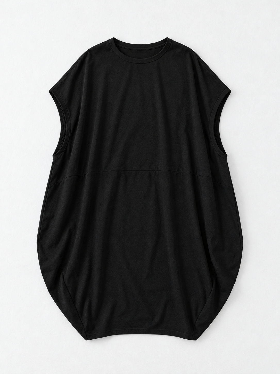 Draped Cocoon T-Shirt Dress