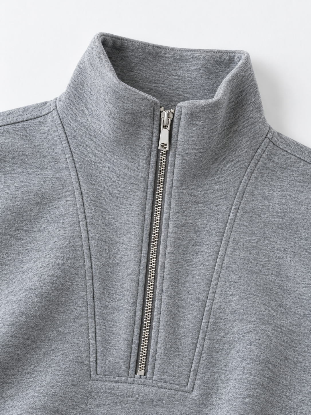 Half-Zip Sculpted Sweatshirt
