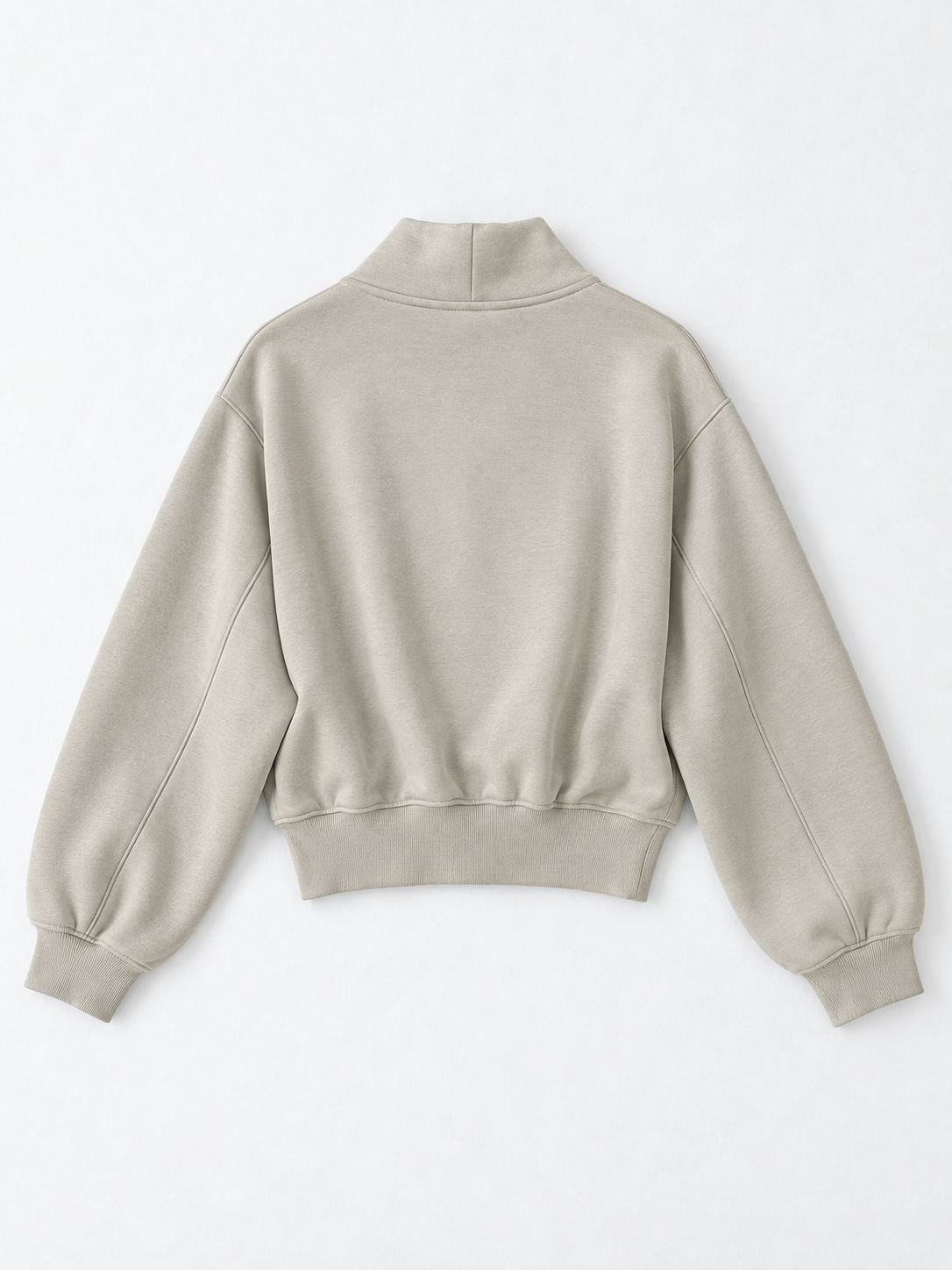 Half-Zip Sculpted Sweatshirt