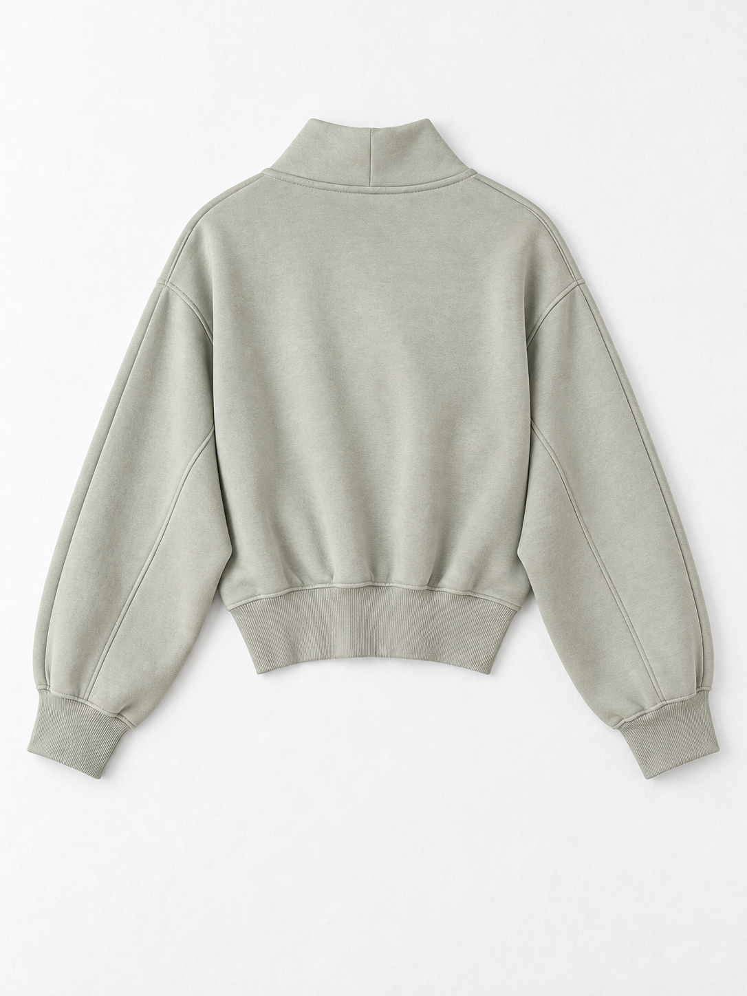 Half-Zip Sculpted Sweatshirt