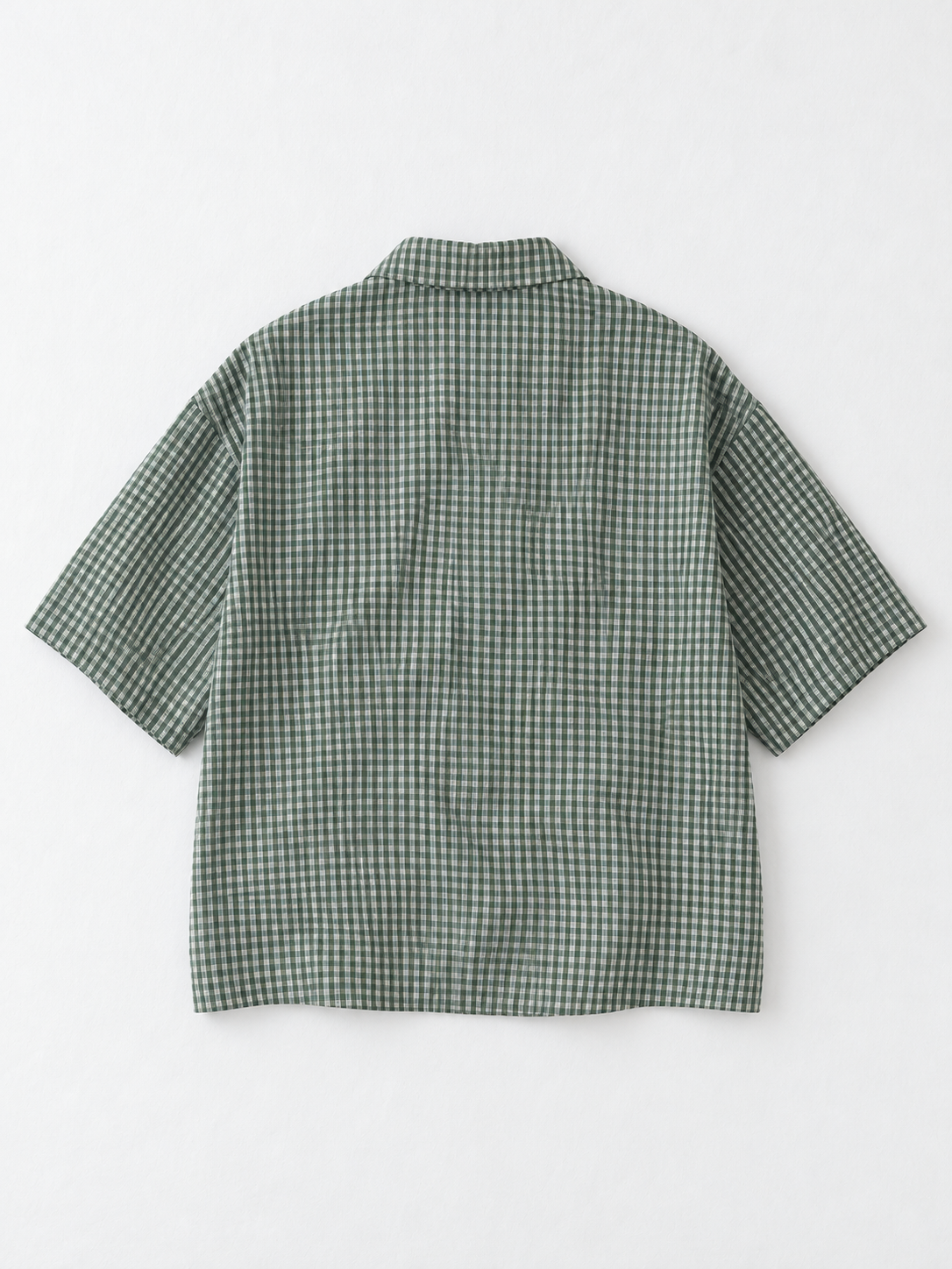 Floral Check Short-Sleeve Shirt