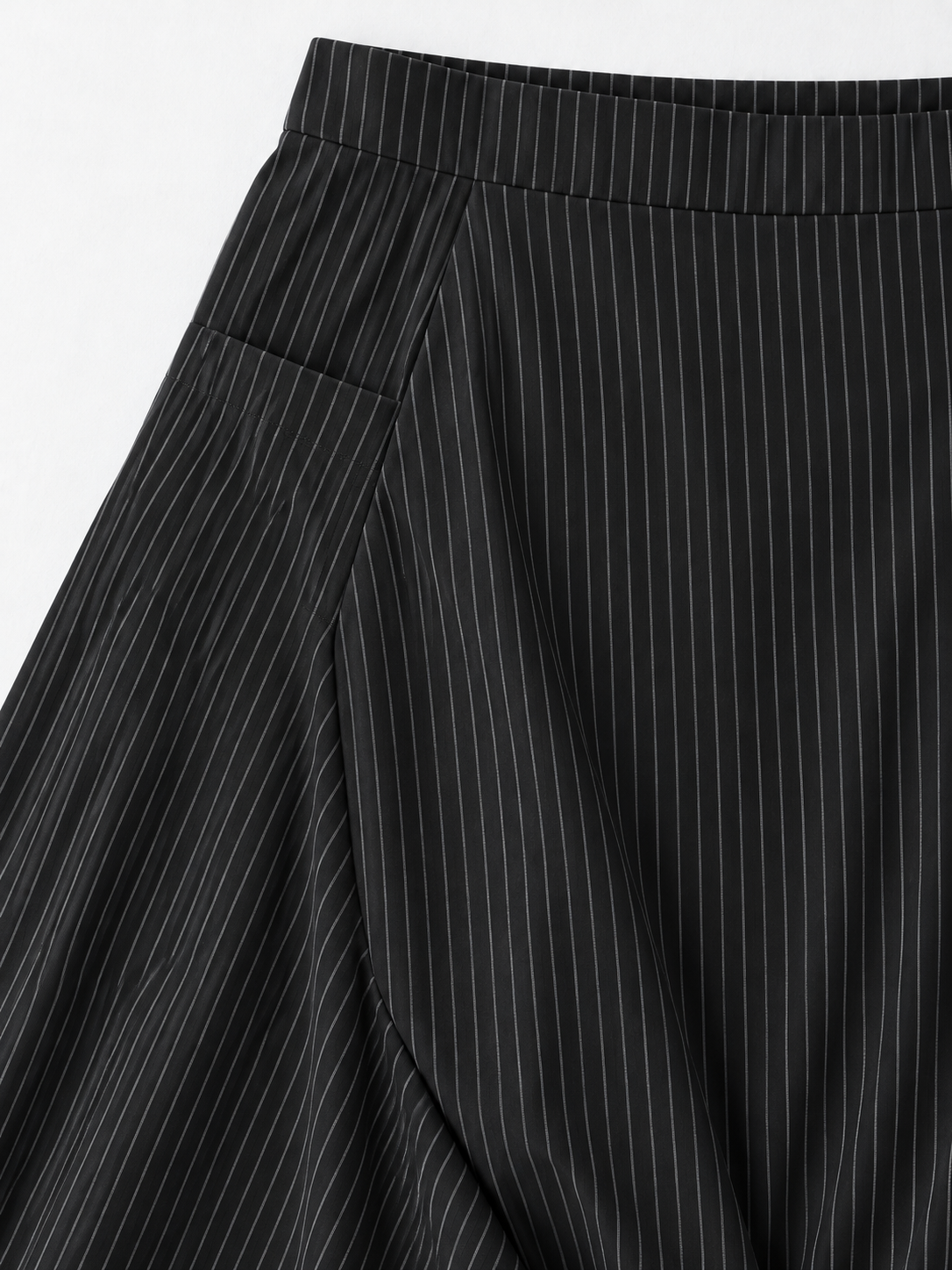 Pinstripe Drop-Crotch Culottes