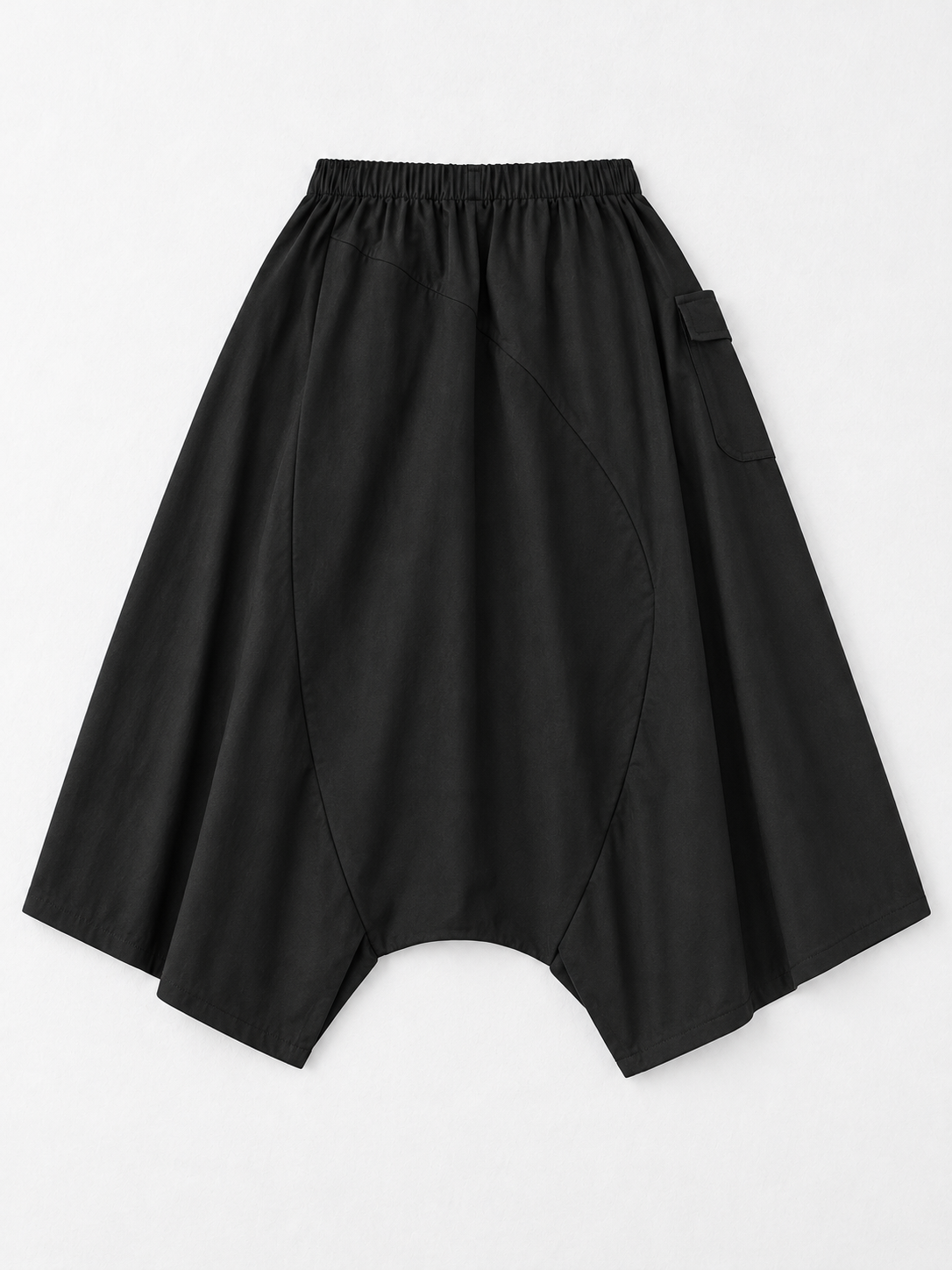 Pinstripe Drop-Crotch Culottes