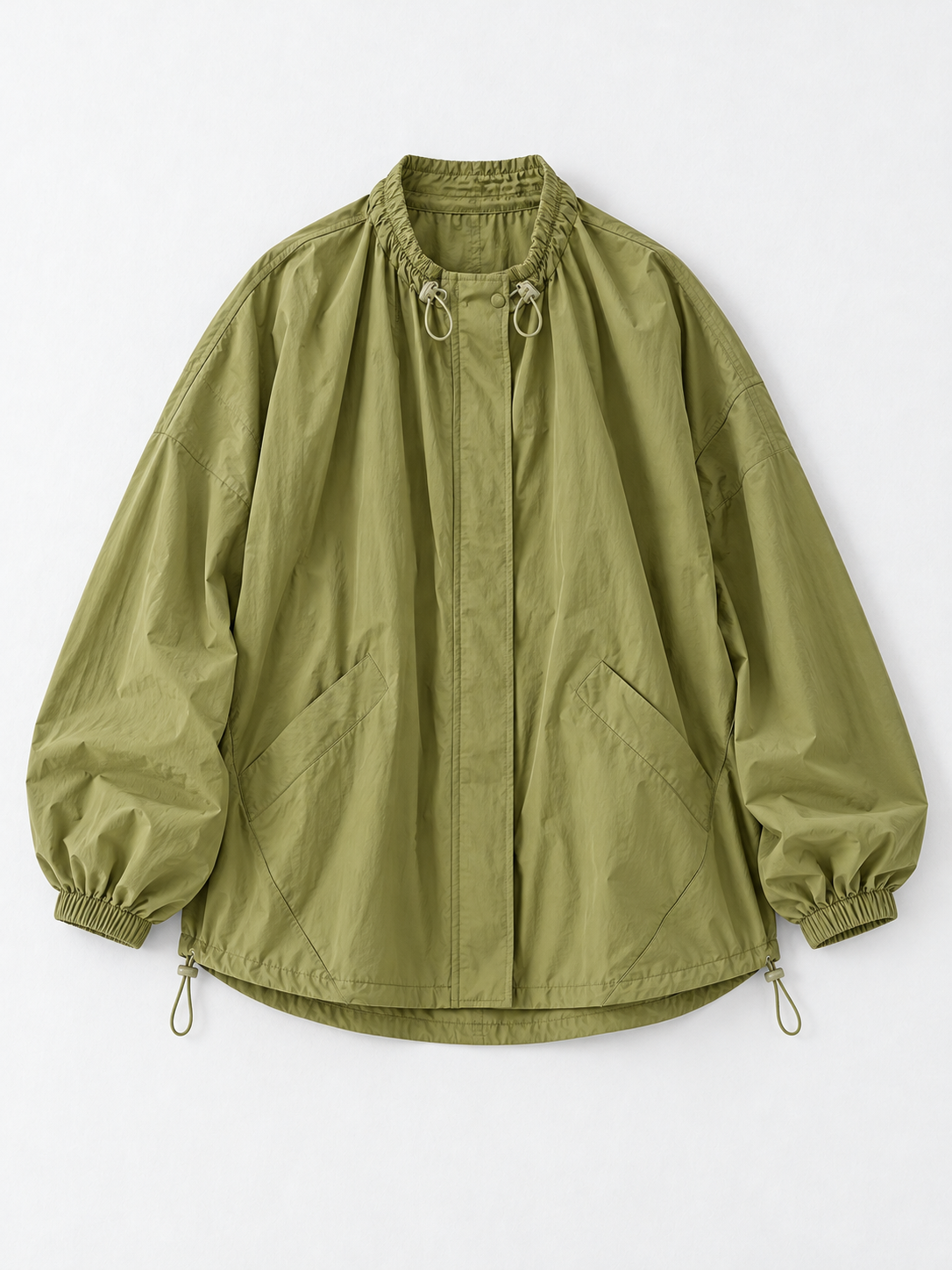 Drawstring Volume Jacket