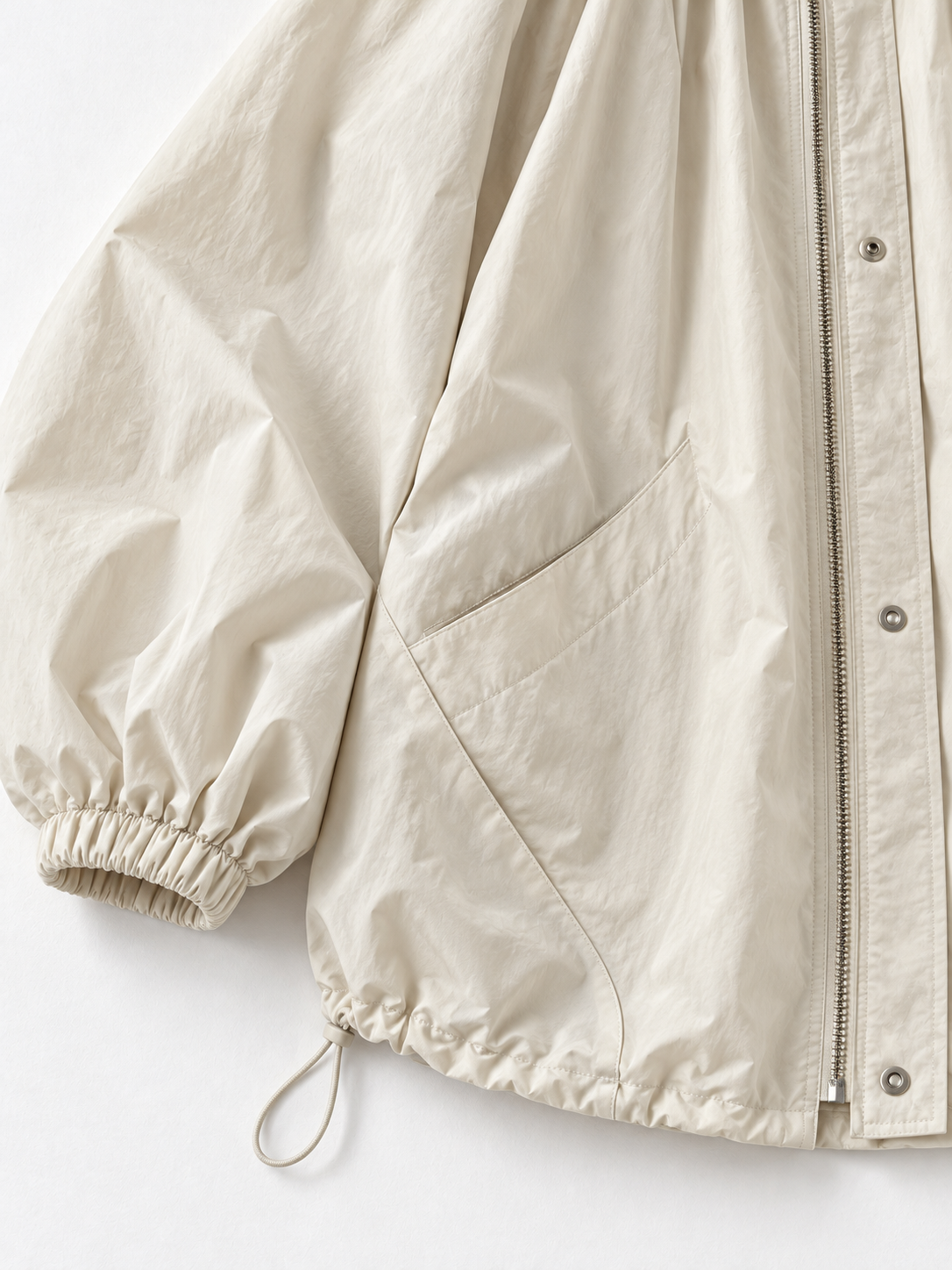 Drawstring Volume Jacket