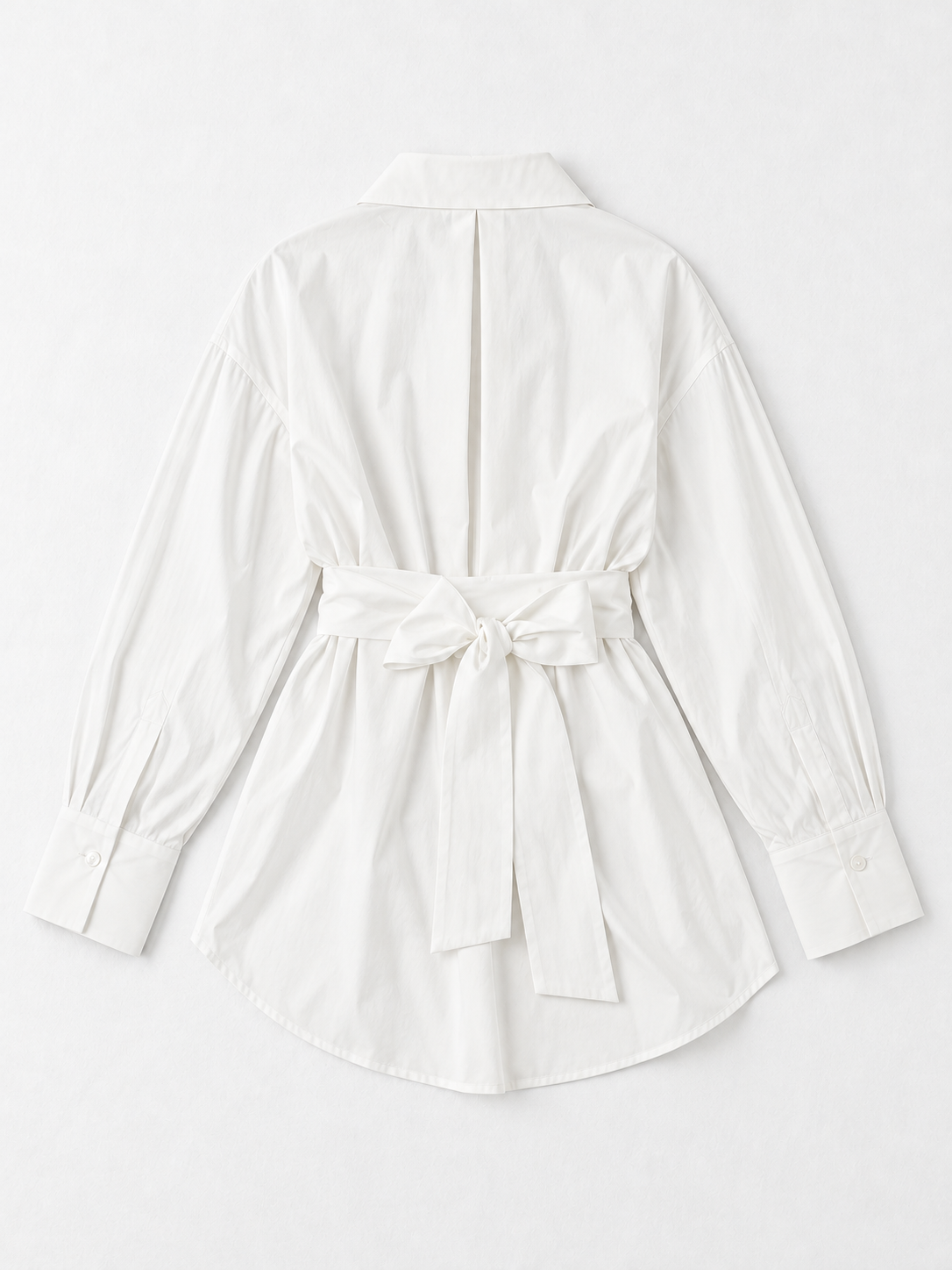 Wrap-Tie Longline Shirt