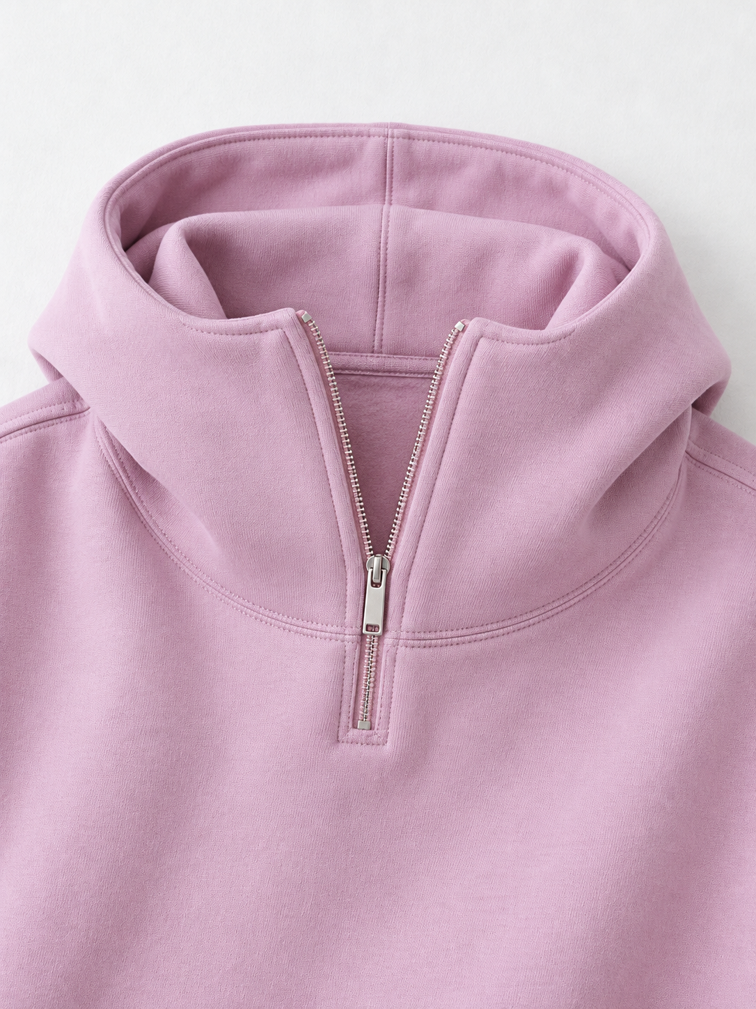 Half-Zip Volume Hoodie