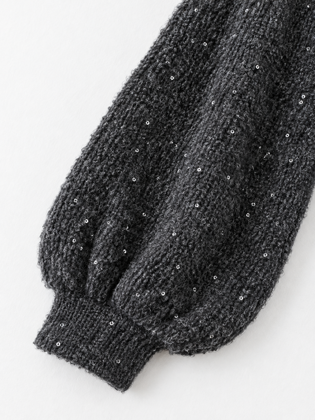 Sequin Open Knit Cardigan