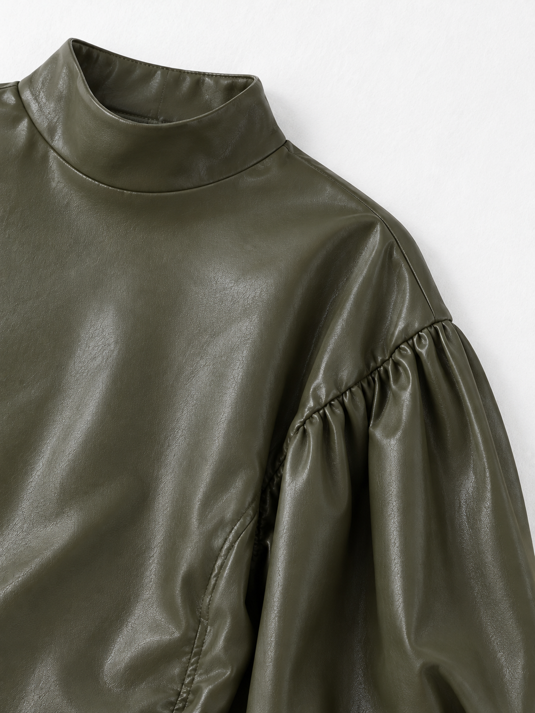 Drawstring Coated Volume Top
