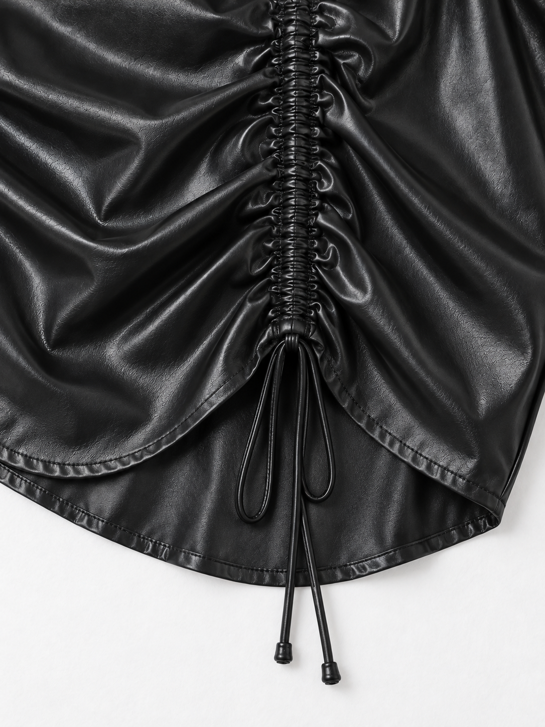 Drawstring Coated Volume Top