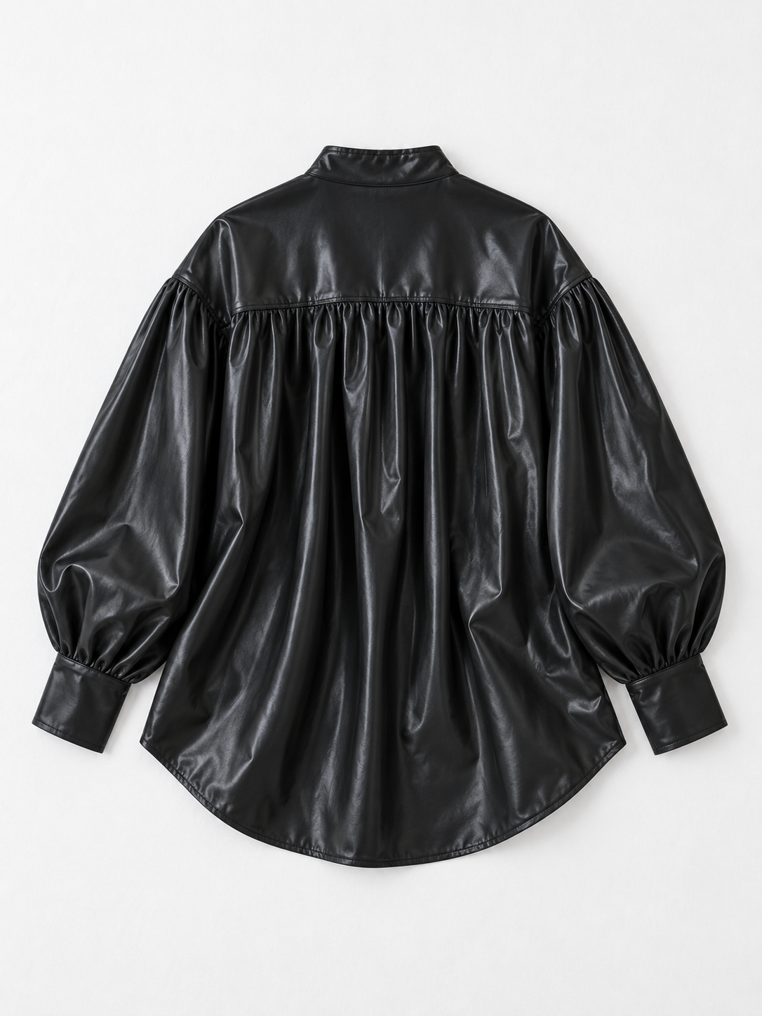 Drawstring Coated Volume Top