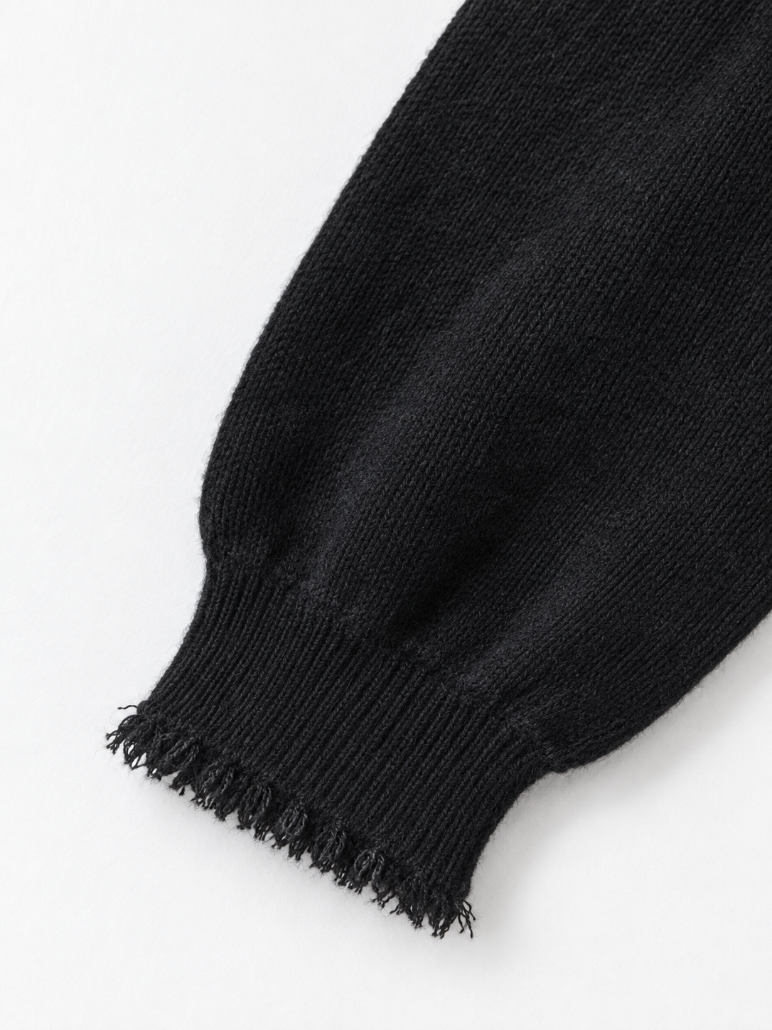 Fringe-Edge V-Neck Cardigan