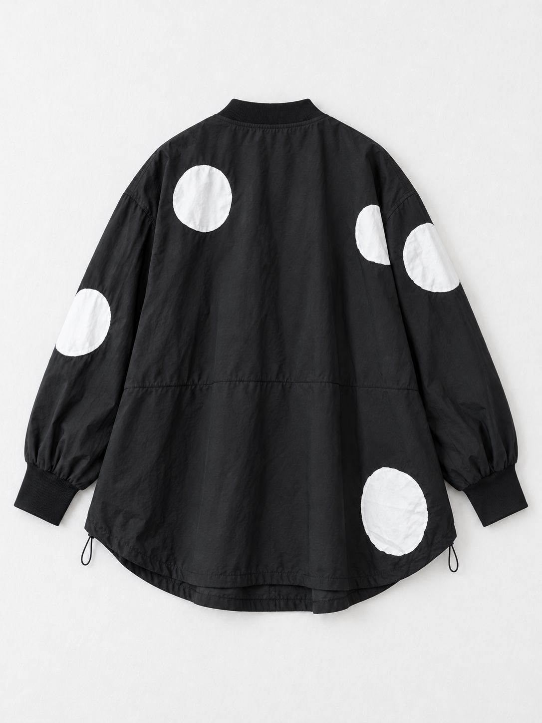 Oversized Dot Zip Jacket