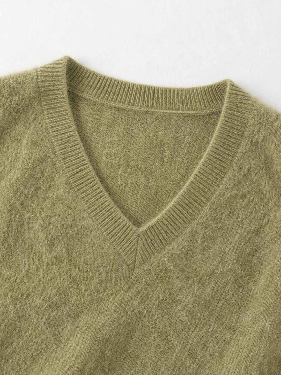 Soft V-Neck Knit Sweater