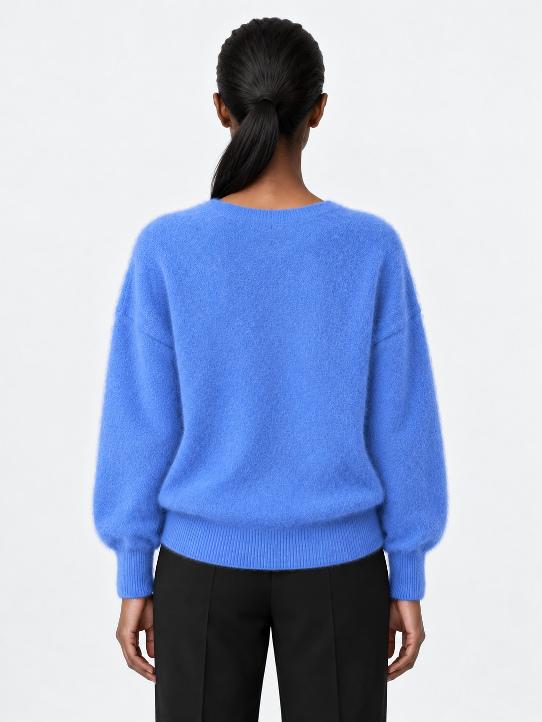 Soft V-Neck Knit Sweater