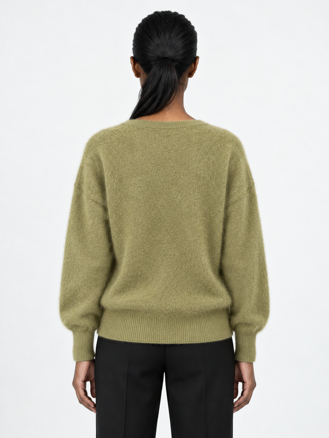 Soft V-Neck Knit Sweater