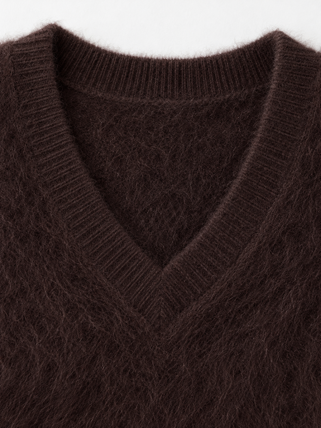 Soft V-Neck Knit Sweater
