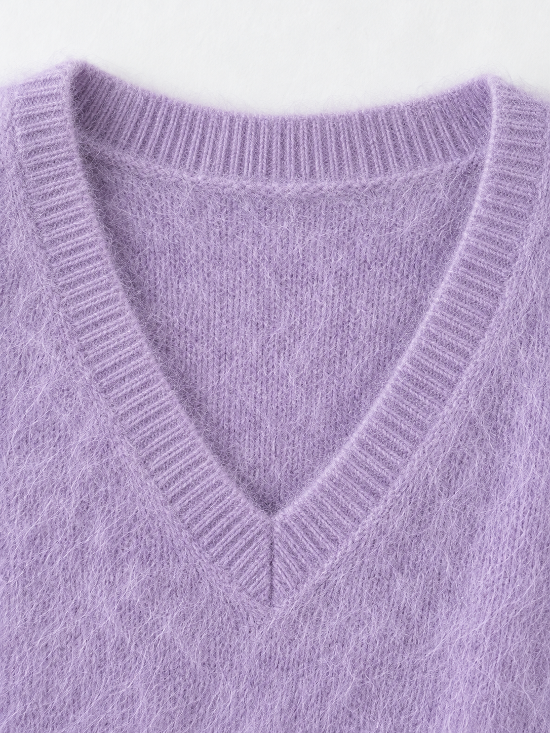 Soft V-Neck Knit Sweater