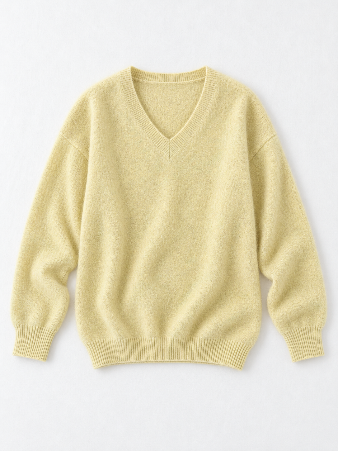 Soft V-Neck Knit Sweater
