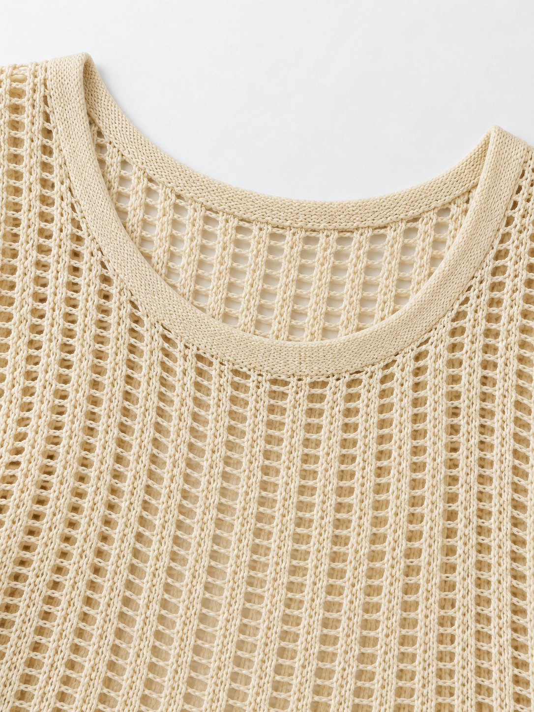 Longline Open-Stitch Sweater
