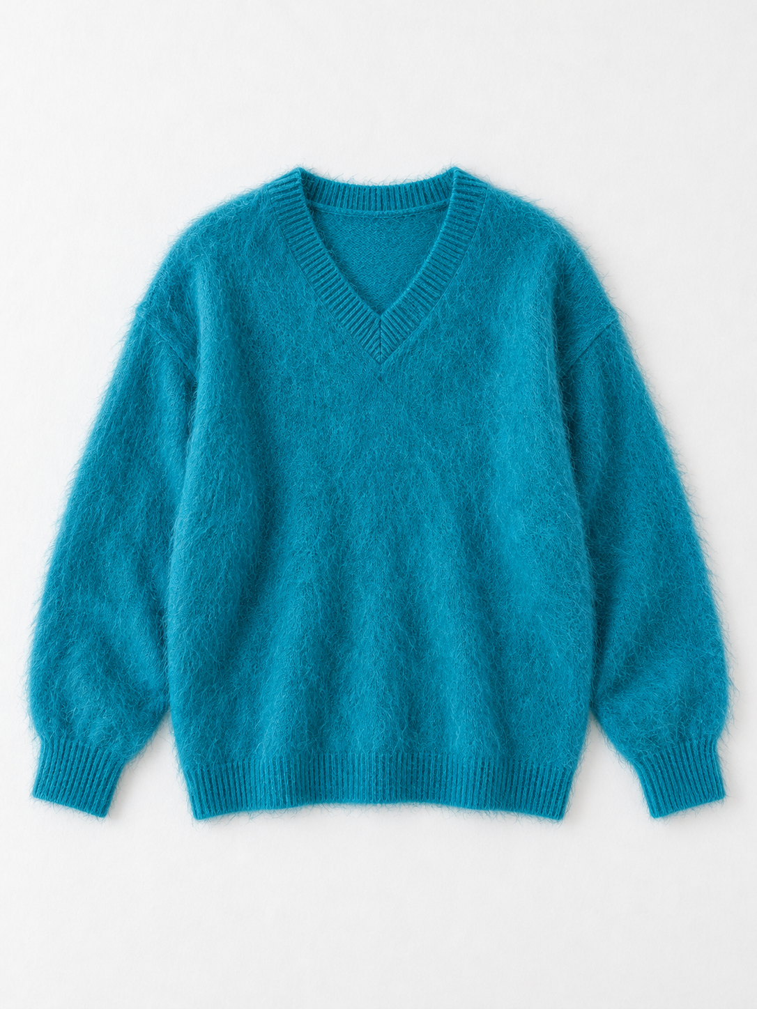 Textured V-Neck Sweater