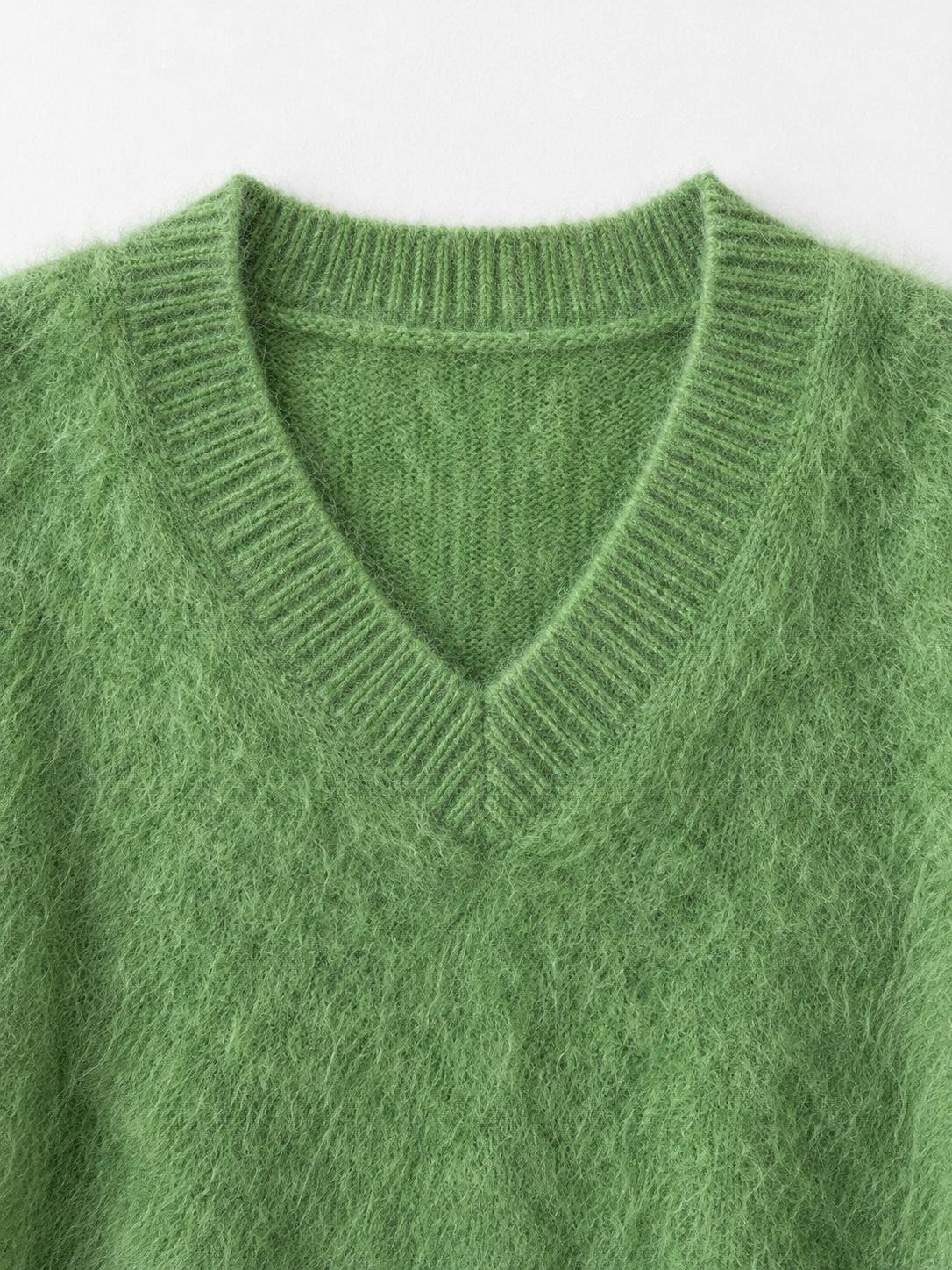 Textured V-Neck Sweater