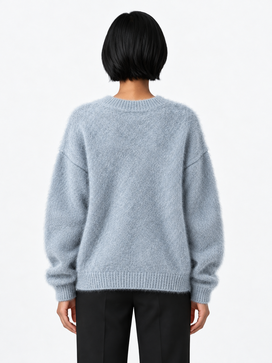 Textured V-Neck Sweater