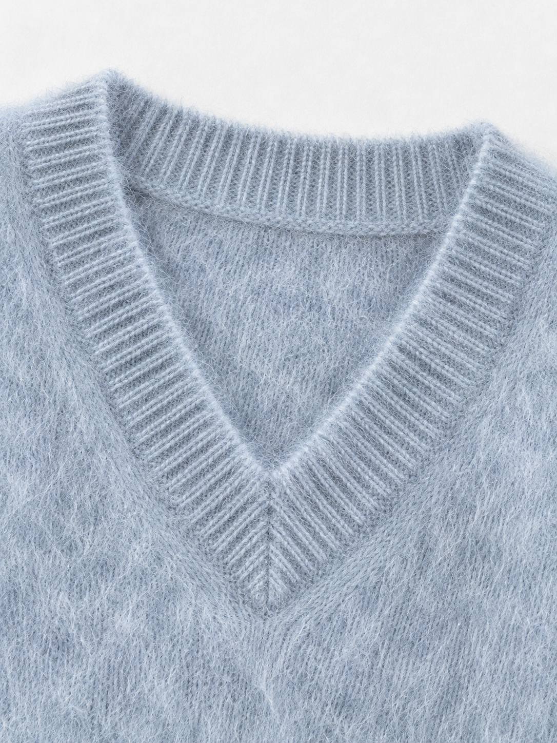Textured V-Neck Sweater
