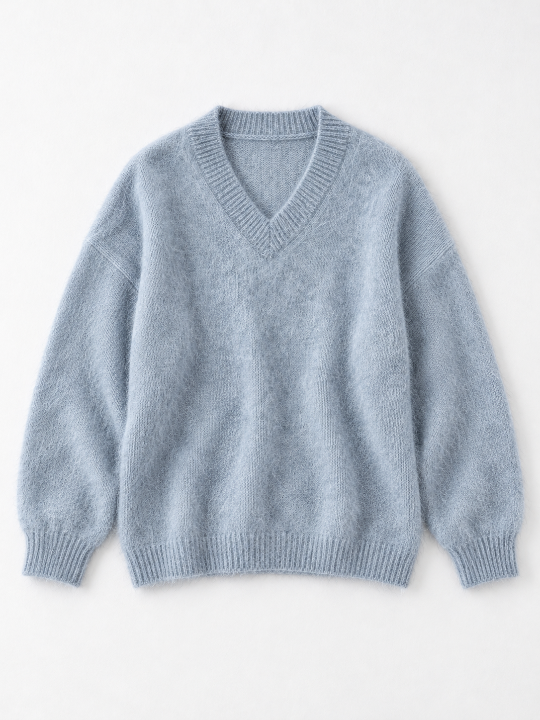 Textured V-Neck Sweater