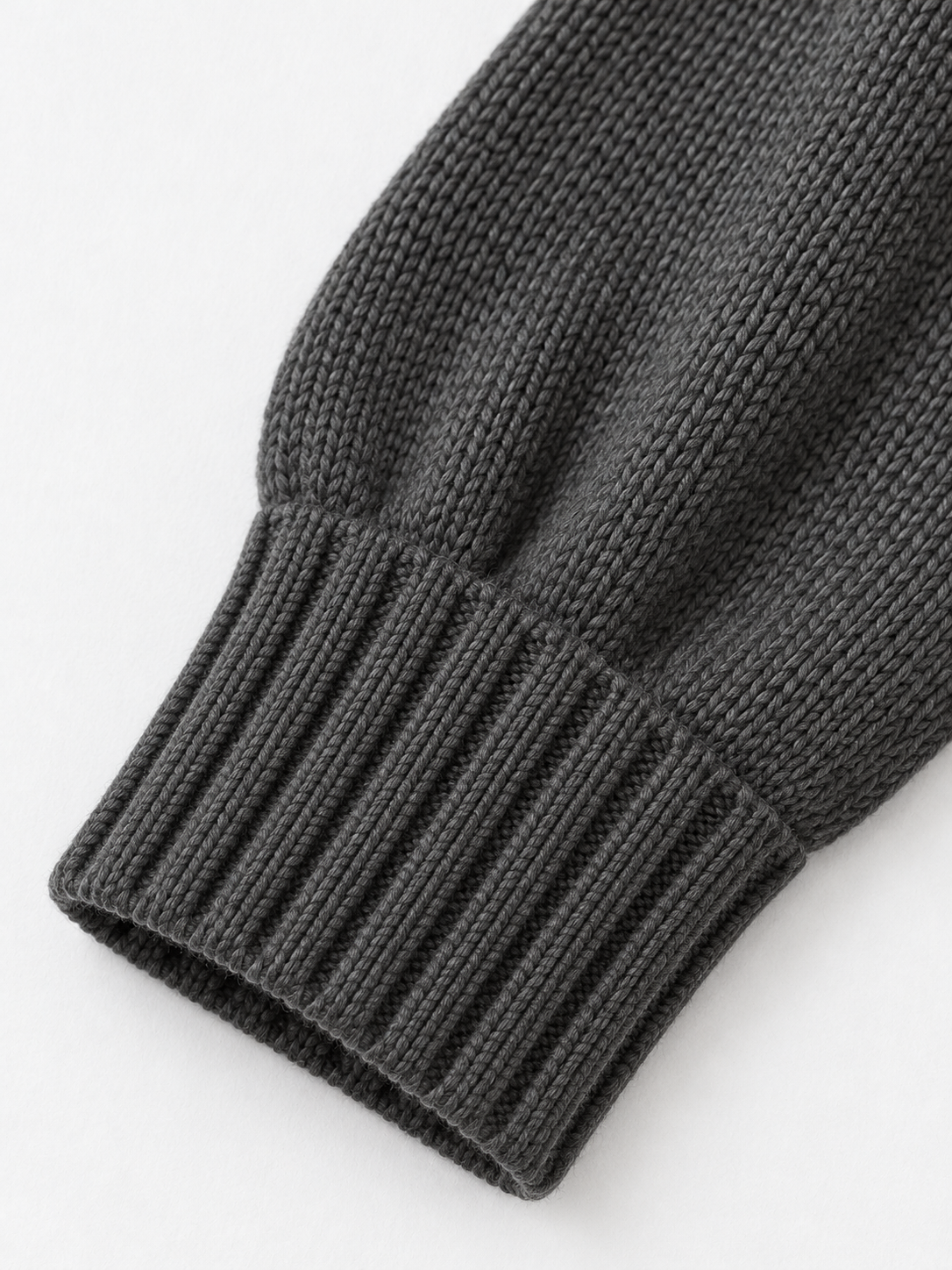 Ribbed Zip-Front Cardigan