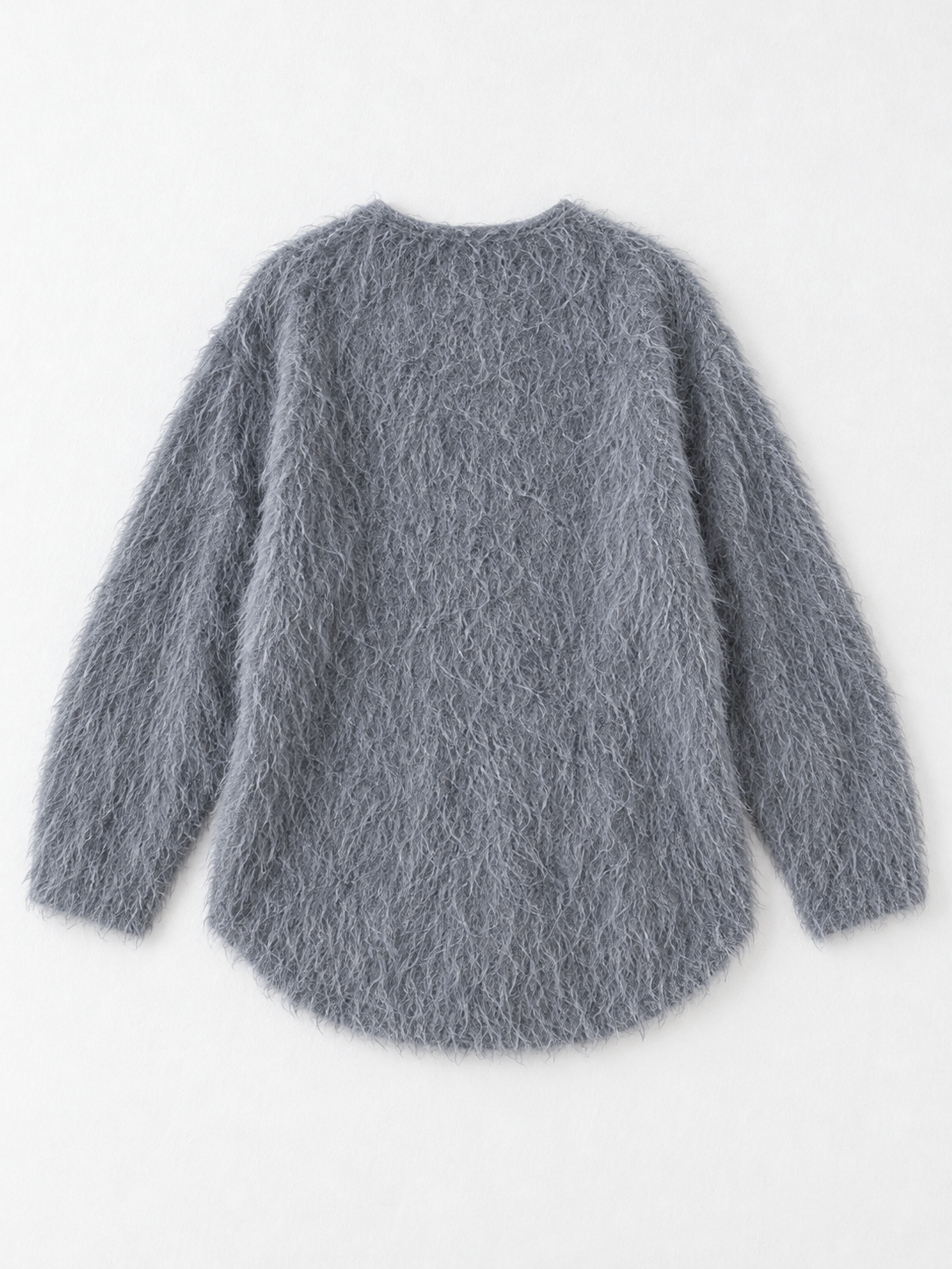 Deep V-Neck Textured Sweater