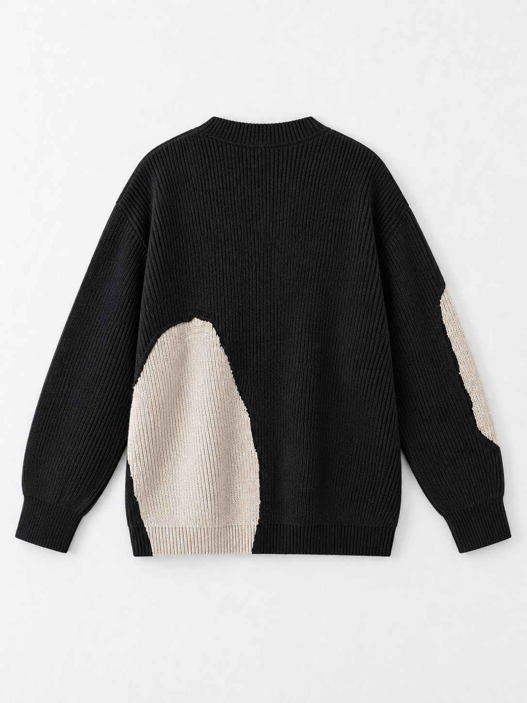 Abstract Intarsia Sweater