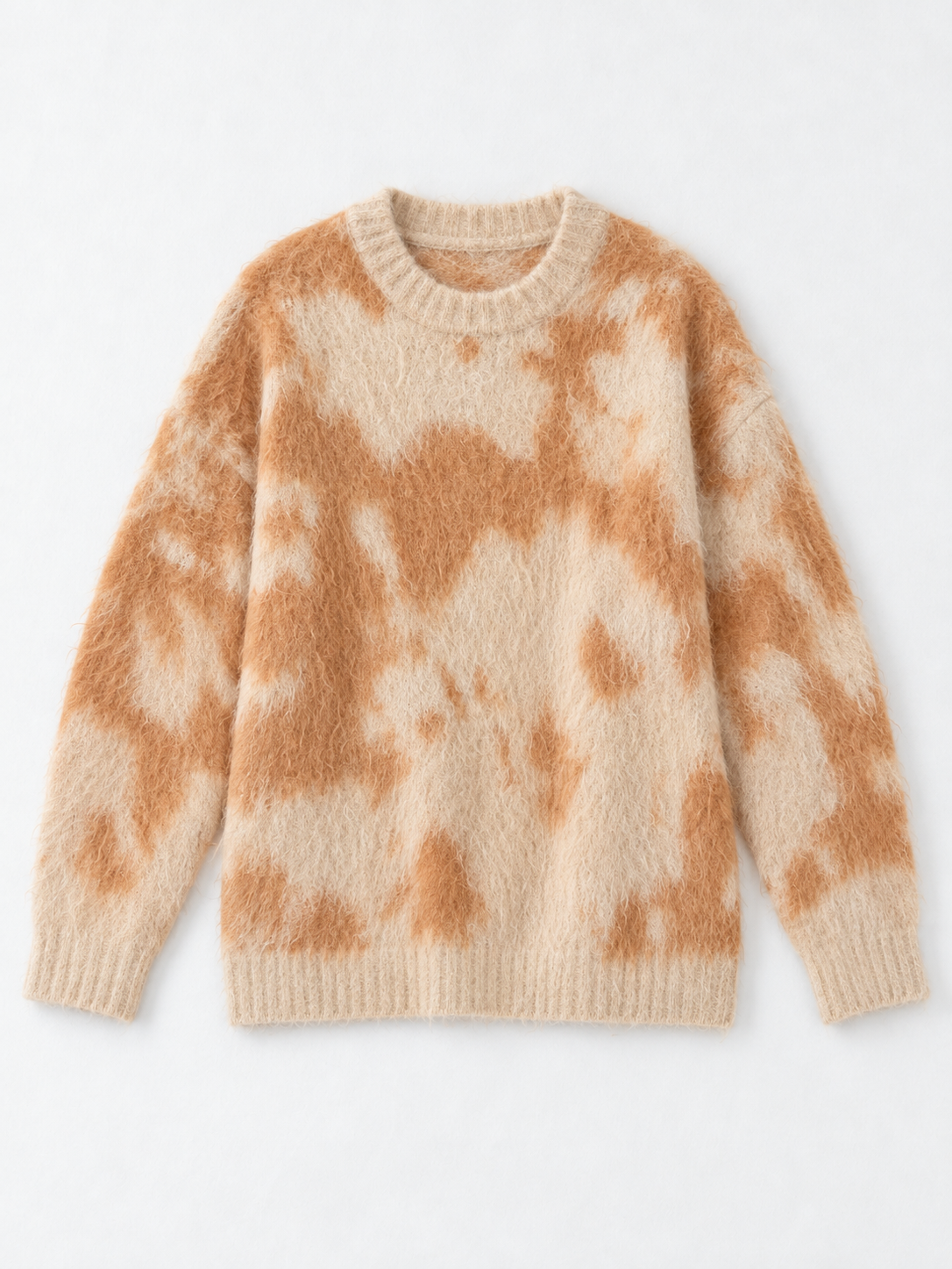 Abstract Intarsia Knit Sweater