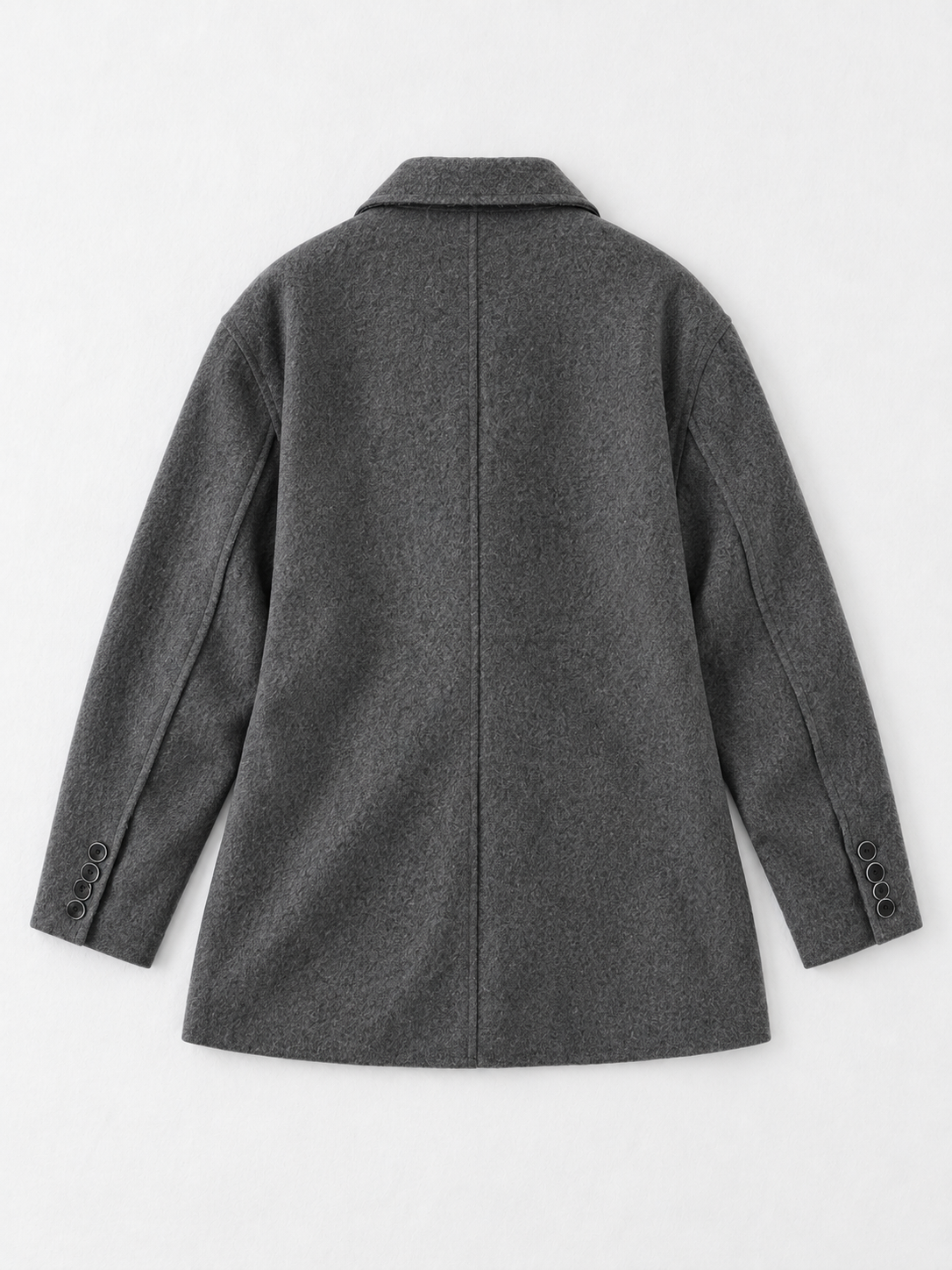 Asymmetric Wrap Coat