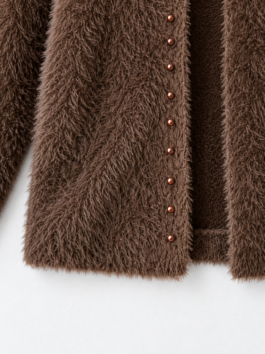 Embellished Textured Cardigan