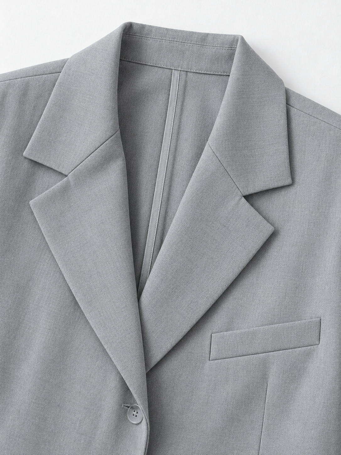 Removable-Hem Tailored Blazer