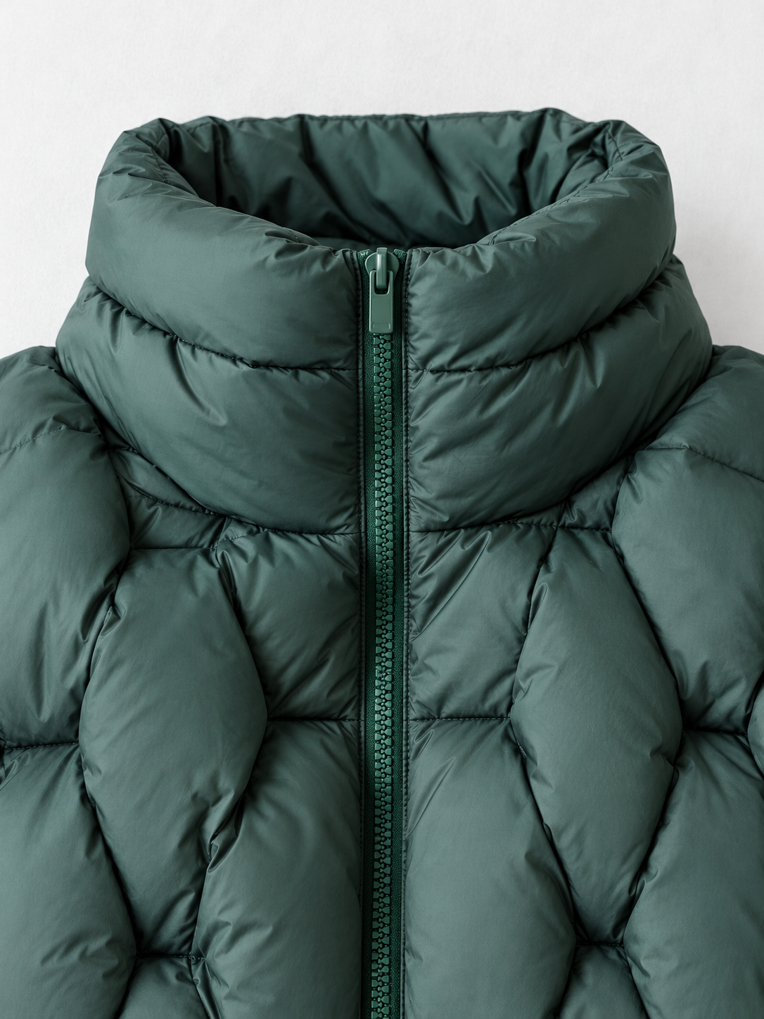 Sculpted-Quilt Padded Jacket
