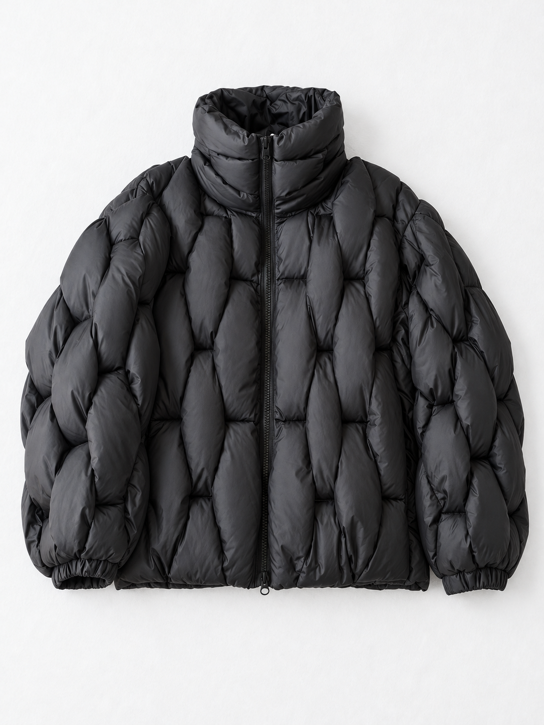 Sculpted-Quilt Padded Jacket