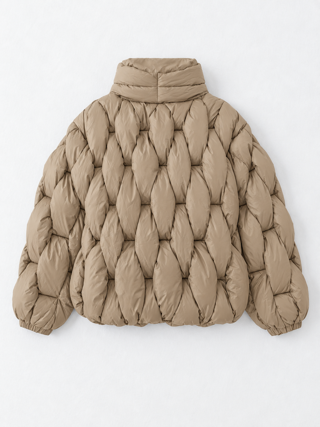 Sculpted-Quilt Padded Jacket