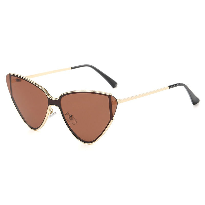 Round Edges Angular UV400 Sunglasses